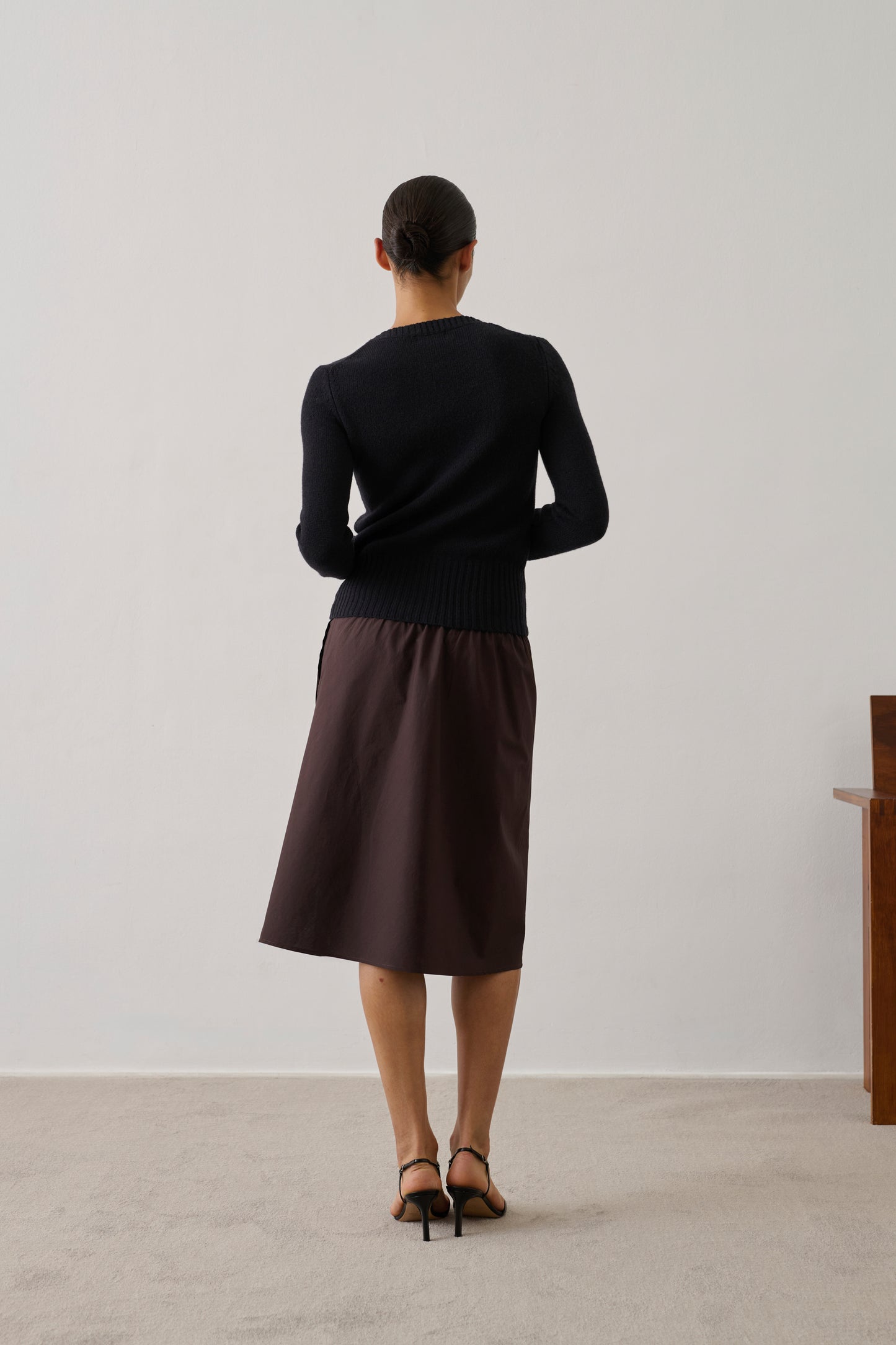 Pull Gipsy - Noir - Laine mérinos - Femme