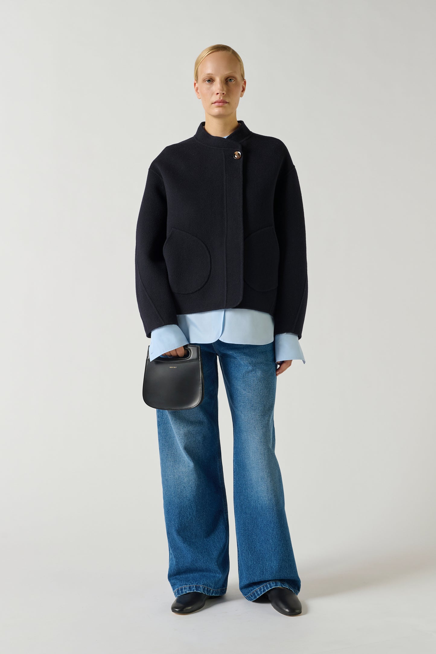 Sac Cheri Mini - Noir - Cuir - Femme