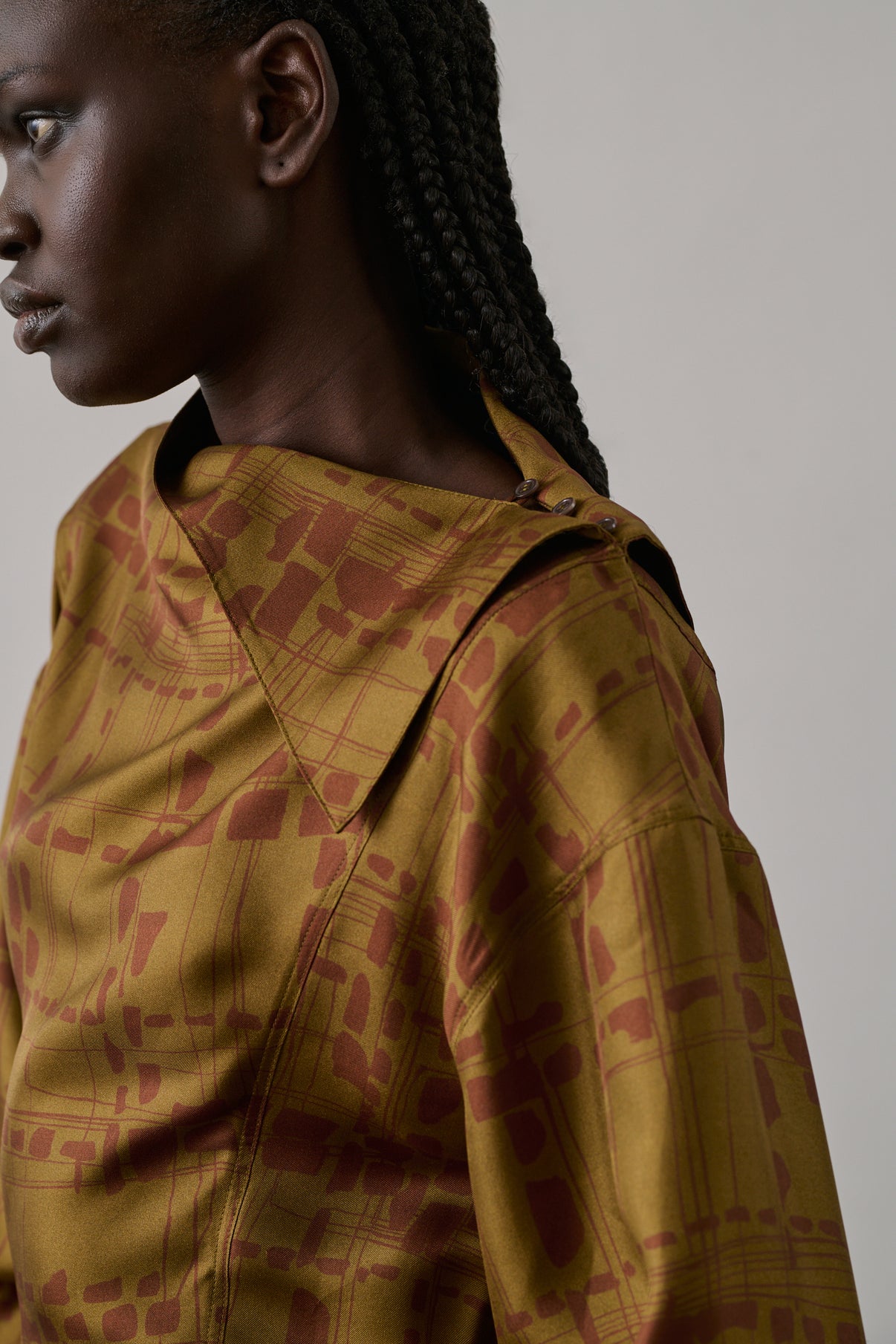 Blouse Figari - Bronze/Rouille - Soie - Femme vue 5