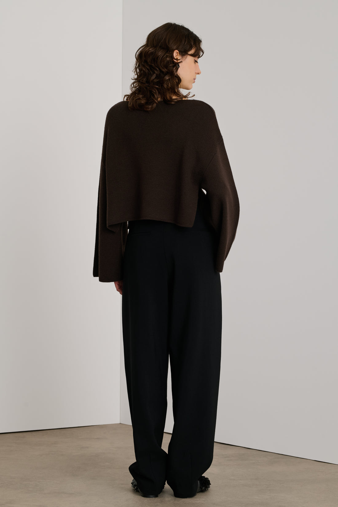 Pull Andrew - Marron - Laine Mérinos - Femme