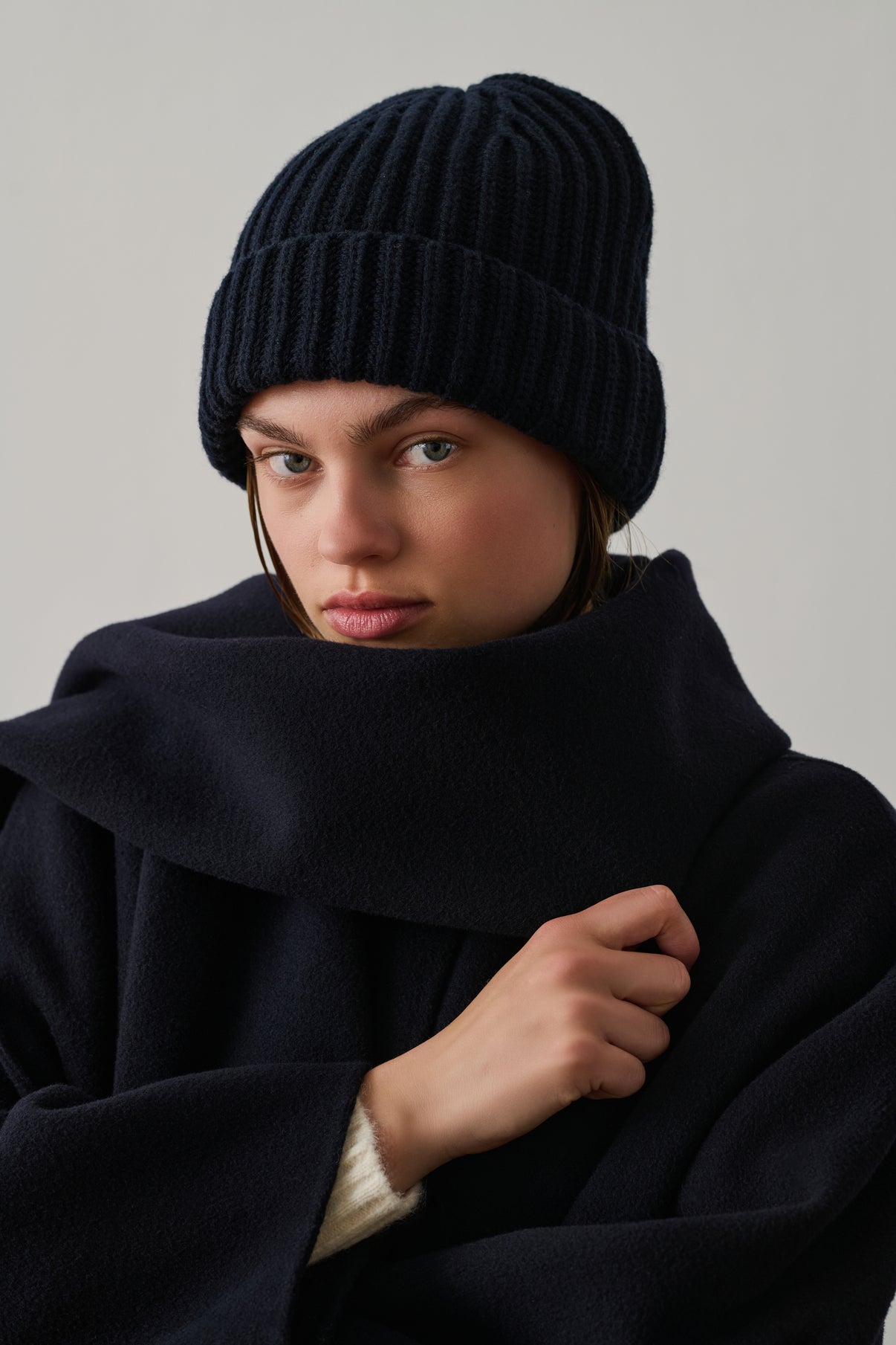 Bonnet Gilles - Navy - Laine - Femme vue 2