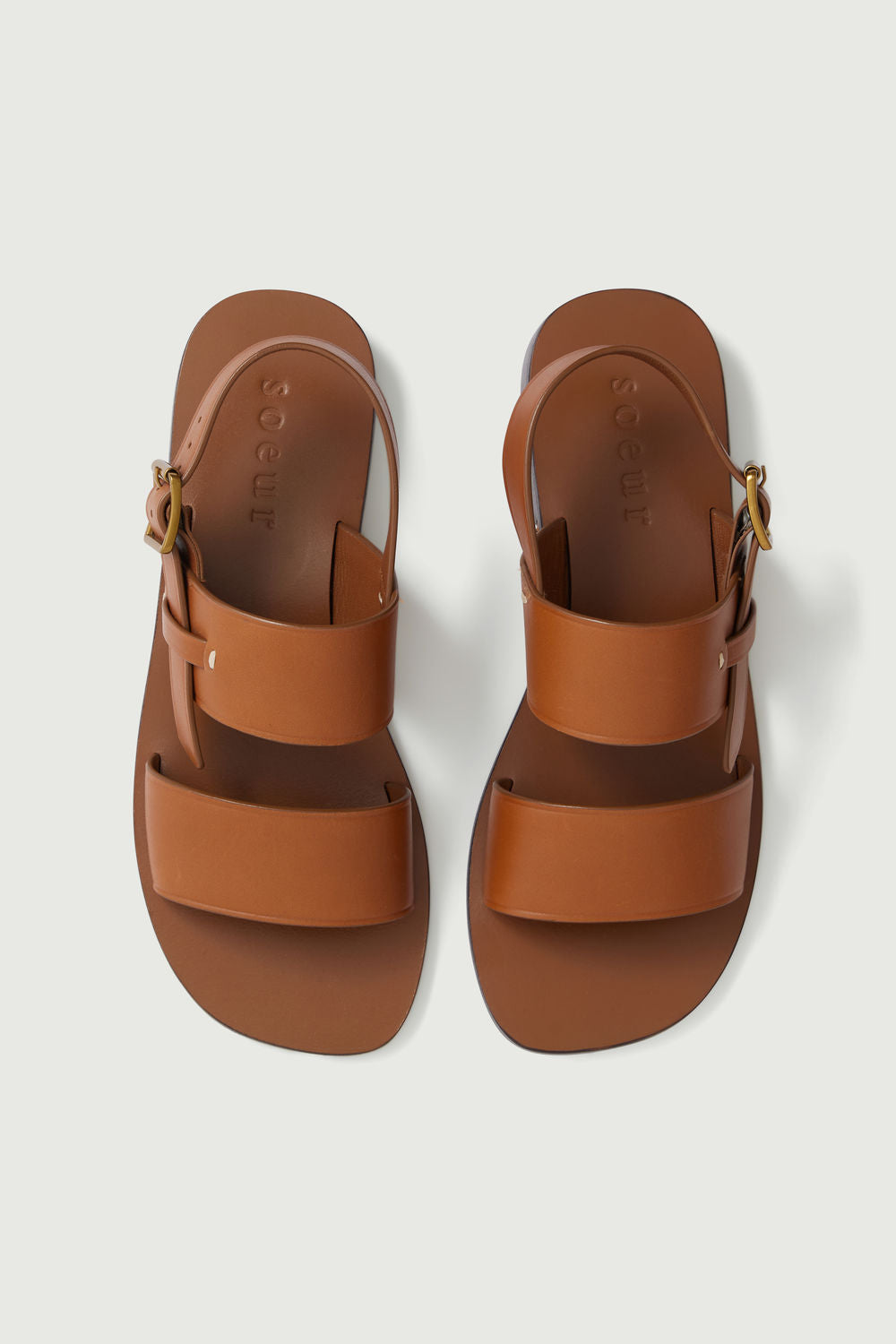 Sandales Douglas - Naturel - Cuir - Femme vue 4